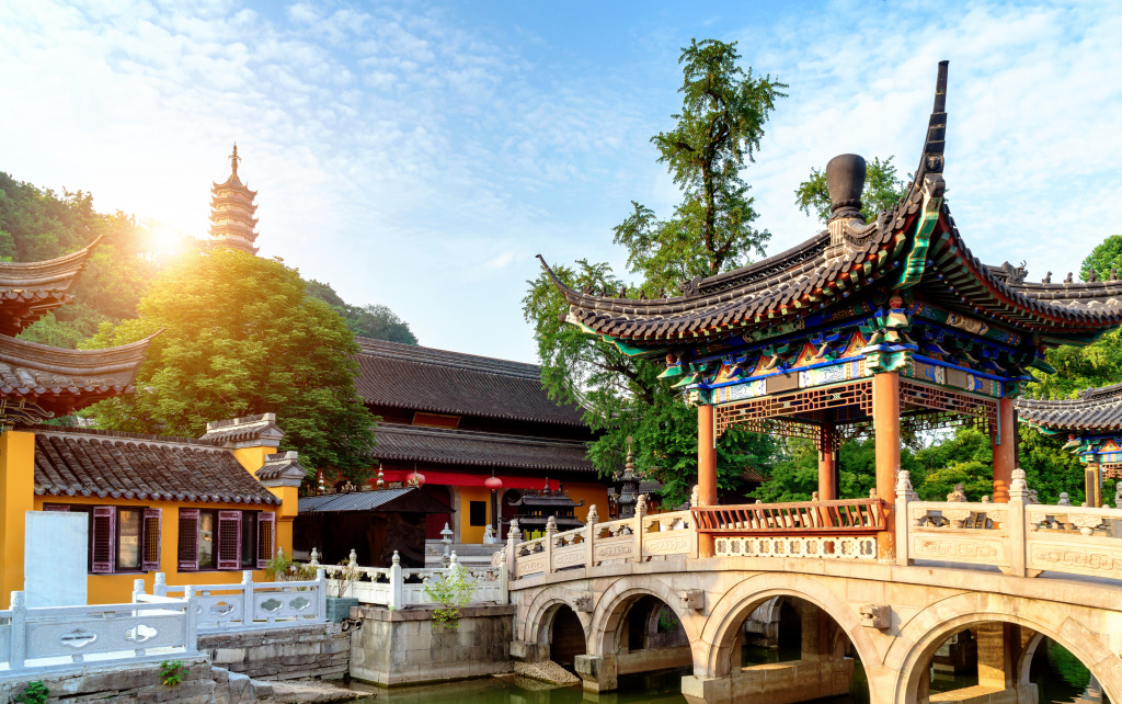 Chinese Traditional Architecture jigsaw puzzle in Bridges puzzles on TheJigsawPuzzles.com