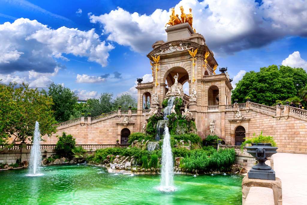 Parc de la Ciutadella, Barcelona, ​​Spain jigsaw puzzle in Puzzle of the Day puzzles on TheJigsawPuzzles.com