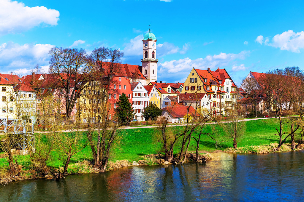 Old Town Regensburg, Bavaria, Germany jigsaw puzzle in Puzzle of the Day puzzles on TheJigsawPuzzles.com