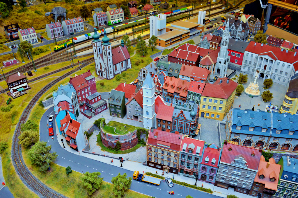 Modelo em miniatura de uma cidade, Budapeste, Hungria jigsaw puzzle in Quebra-Cabeça do Dia puzzles on TheJigsawPuzzles.com