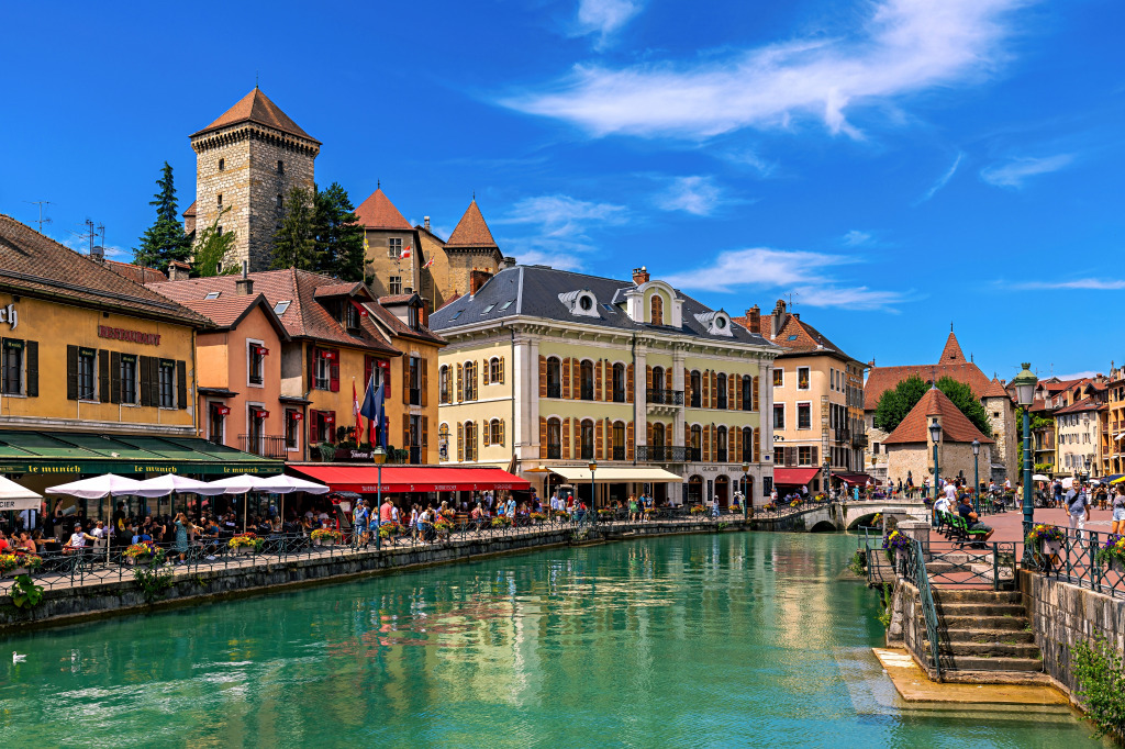 Promenade d’Annecy, France jigsaw puzzle in Puzzle du jour puzzles on TheJigsawPuzzles.com