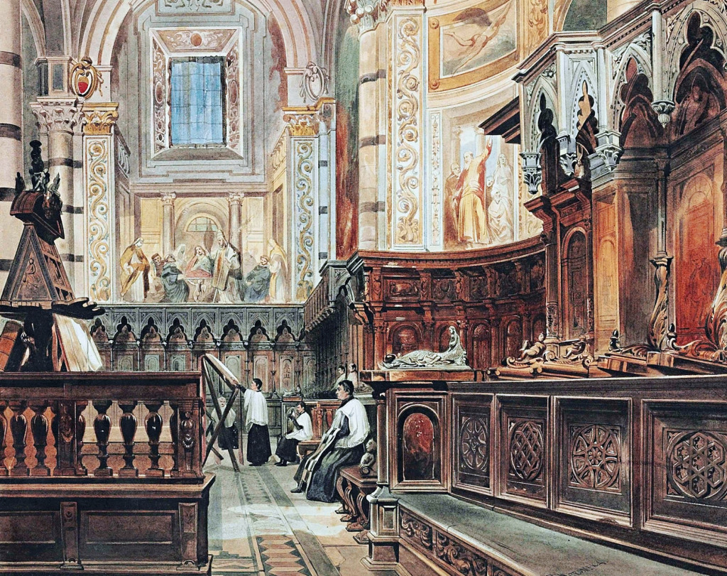 The Interior of a Church jigsaw puzzle in Piece of Art puzzles on TheJigsawPuzzles.com