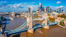 Tower Bridge and the River Thames, London, UK