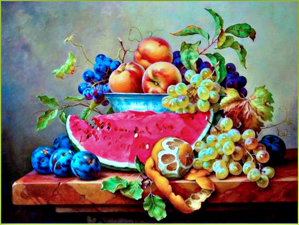 Fruity Summer jigsaw puzzle in Fruits & Veggies puzzles on TheJigsawPuzzles.com