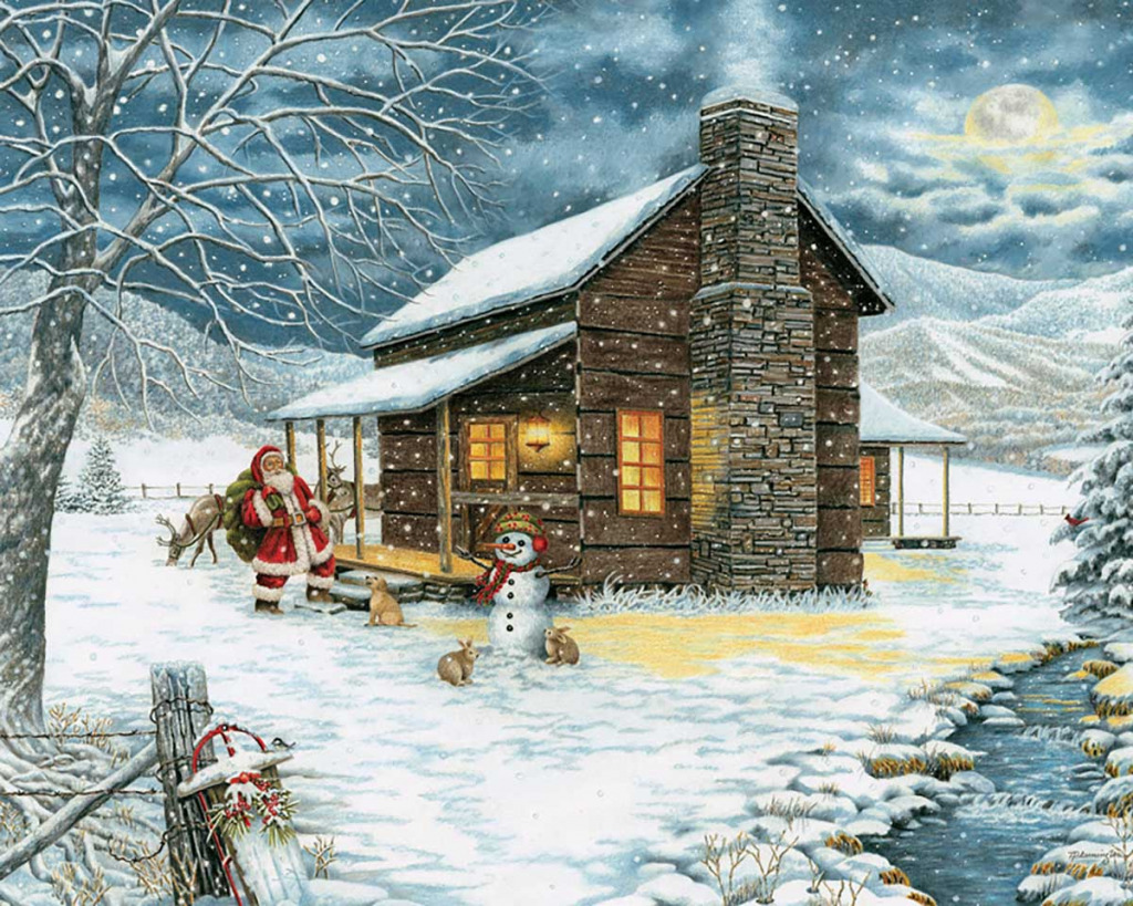 Smoky Mountain Home jigsaw puzzle in Jody & Ron Marlin puzzles on TheJigsawPuzzles.com