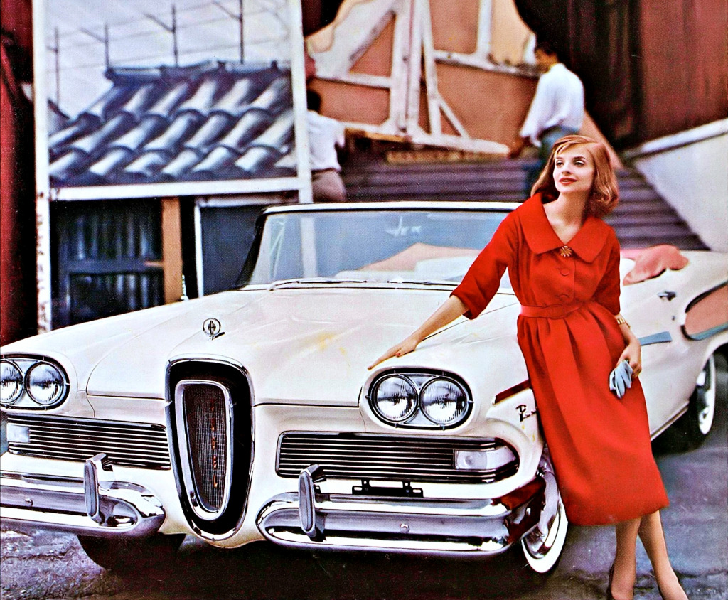 Ford Edsel Pacer Cabriolet 1958 jigsaw puzzle in Voitures et Motos puzzles on TheJigsawPuzzles.com