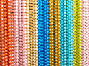 Multicolored Beads Closeup