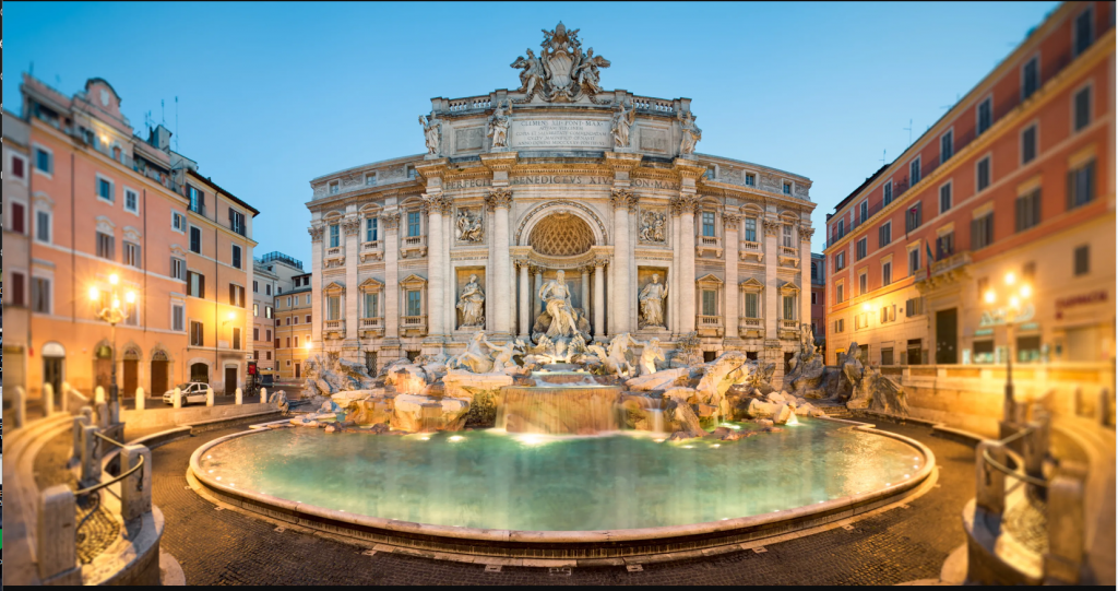 Trevi Fountain jigsaw puzzle in Carolyn Wright puzzles on TheJigsawPuzzles.com