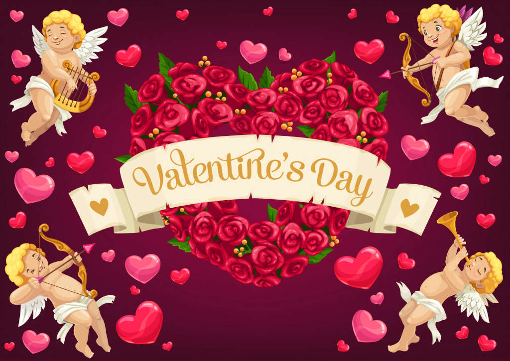 Alles Gute zum Valentinstag! jigsaw puzzle in Puzzle des Tages puzzles on TheJigsawPuzzles.com