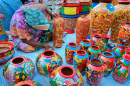 Indian Artist at Handicraft Fair in Kolkata, India