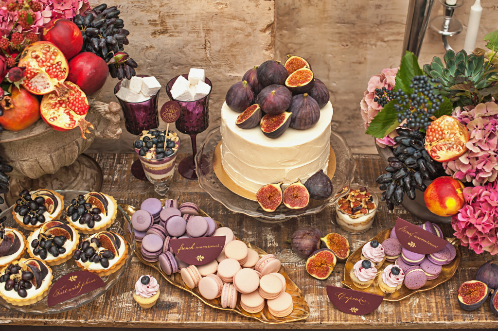 Wedding Dessert Bar jigsaw puzzle in Food & Bakery puzzles on TheJigsawPuzzles.com