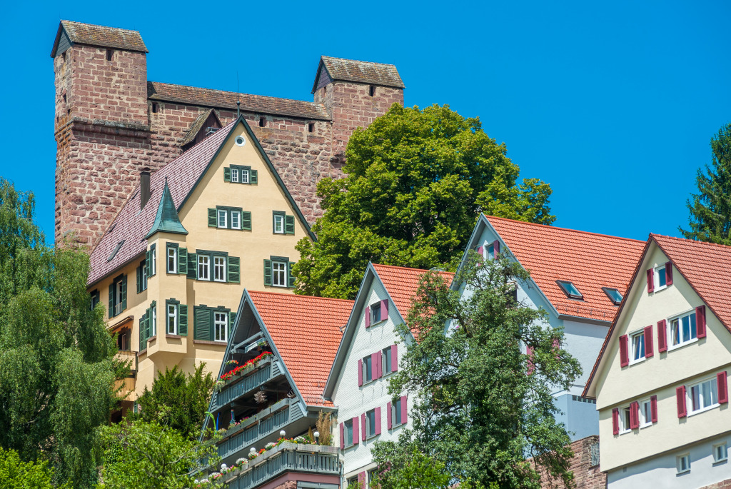 Historic Castle Berneck, Black Forest, Germany jigsaw puzzle in Castles puzzles on TheJigsawPuzzles.com