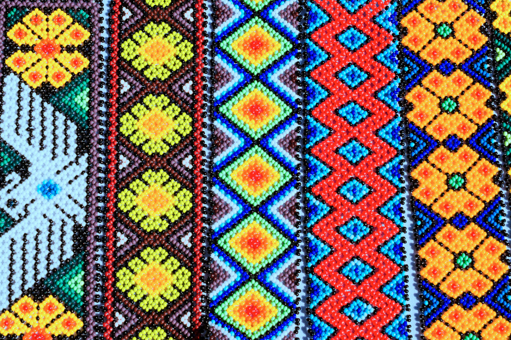 Huichol Crafts, Mexico jigsaw puzzle in Handmade puzzles on TheJigsawPuzzles.com