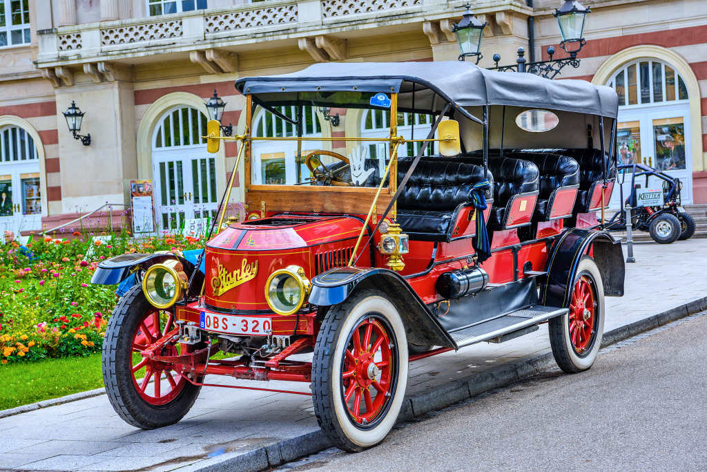 1909 Auburn Model D Retro Bus, Deutschland jigsaw puzzle in Autos & Motorräder puzzles on TheJigsawPuzzles.com