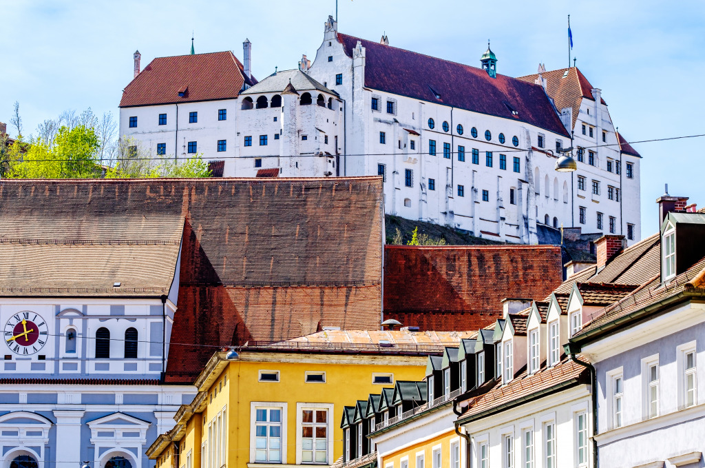 Medieval Trausnitz Castle, Bavaria, Germany jigsaw puzzle in Castles puzzles on TheJigsawPuzzles.com