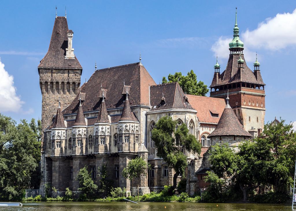 Vajdahunyad Castle Budapest, Hungary jigsaw puzzle in Castles puzzles on TheJigsawPuzzles.com