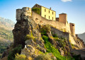 Picturesque View of the Fortress in Corte