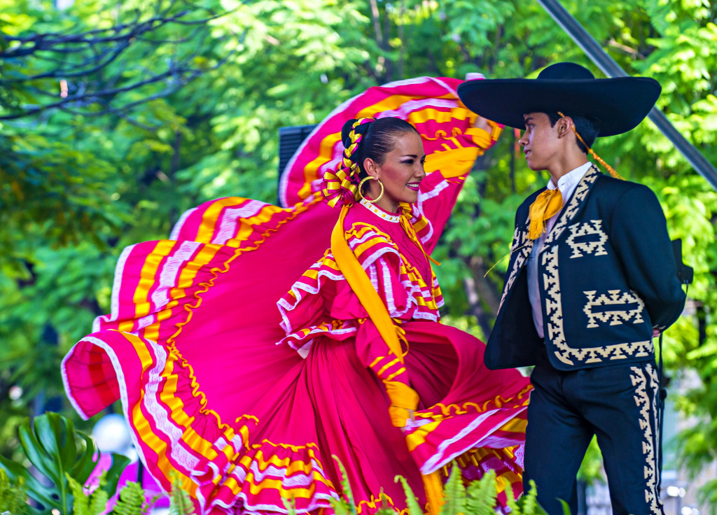 Mariachi and Charros Festival, Guadalajara, Mexico jigsaw puzzle in People puzzles on TheJigsawPuzzles.com