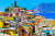 View of Colorful Houses in Cinque Terre, Italy