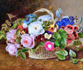Basket with Flowers