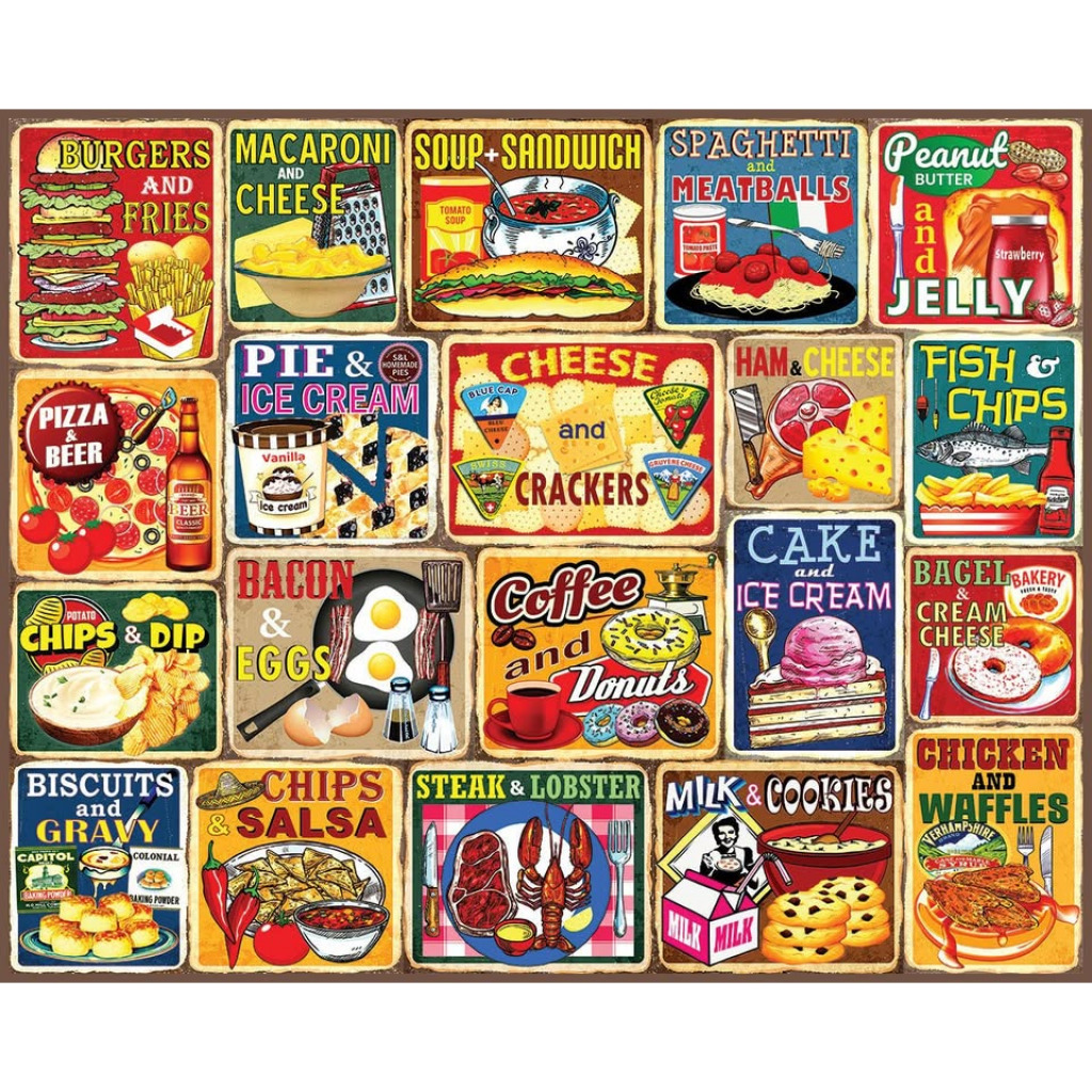 food combos jigsaw puzzle in Vickie S. Davis puzzles on TheJigsawPuzzles.com