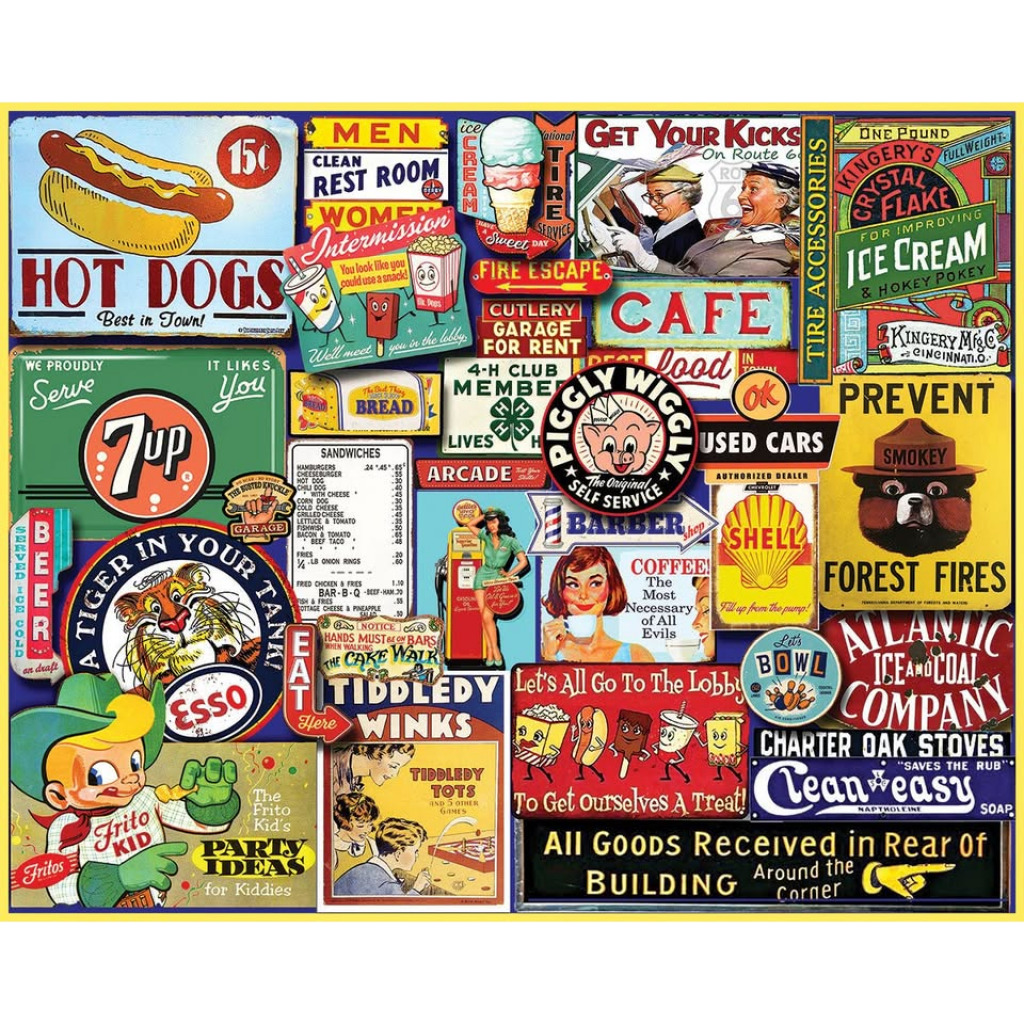 signs of the past jigsaw puzzle in Vickie S. Davis puzzles on TheJigsawPuzzles.com