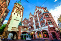 The Famous Old Town of Freiburg, Germany