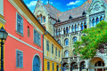 Historical City near Budapest Castle, Hungary