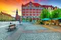 Amazing Sunrise Scene, Market Square, Wroclaw