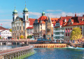 View of the City Center of Lucerne, Switzerland