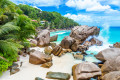 Tropical Beach Anse Patates, Seychelles