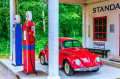 Petrol Station at the Norwegian Museum, Oslo