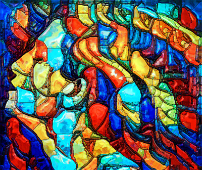 Eulen-Puzzle 1000 Teile - Buntglas-Motiv, Bunte Dekoration Für Erwachsene