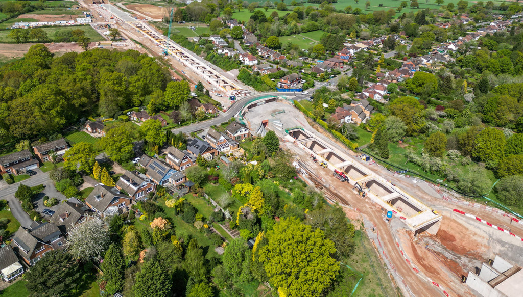 Burton Green HS2 construction jigsaw puzzle in Mike Smith puzzles on TheJigsawPuzzles.com