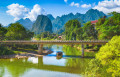 Amazing Landscape of Nam Song River, Laos