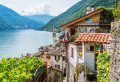 Scenic View of Lake Como, Brienno, Lombardy, Italy
