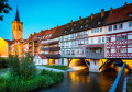 Famous Krämerbrücke Bridge, Erfurt, Germany