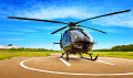 Helicopter at the Helipad