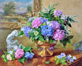 Still Life of Hydrangeas and Lilacs