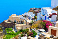 View of Fira, Santorini Island, Greece