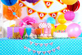 Festive Table Setting for a Birthday Party