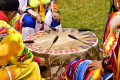Indians Drumming at a Pow Wow