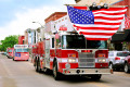 Fire Trucks in the 4th of July Parade