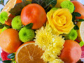Mix of Fruits and Flowers