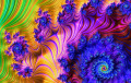 Colorful Fractal Art Design