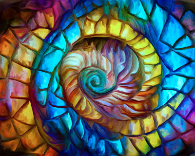 Spiralförmige Strukturen jigsaw puzzle in Fractals puzzles auf ...