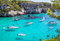 View of Macarella Beach, Menorca Island, Spain