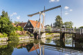 The Historic Quakelbrug Bridge, Edam, Holland