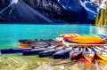 Canoeing and Kayaking on Moraine Lake, Canada