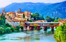 Picturesque Bassano Del Grappa, Italy